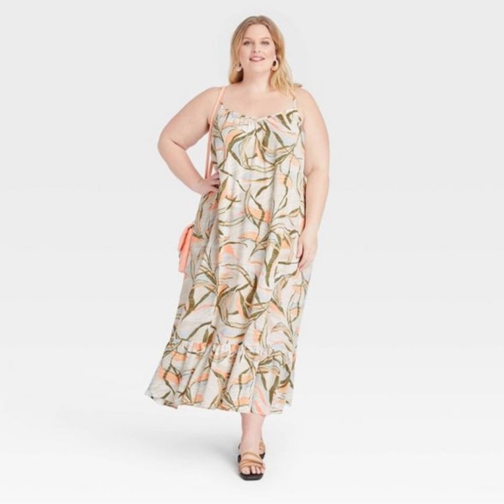 Ava & Viv Multicolor Striped Dress